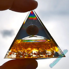 Plasma Orgon Pyramide Goldenes-Ohm