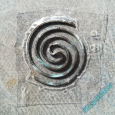 Ying-Yang Spirale 3-5 cm Folie