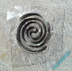 Ying-Yang Spirale 3-5 cm Folie