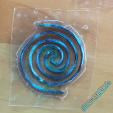 Ying-Yang Spirale 3-5 cm Folie