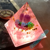 Plasma Orgon Pyramide Rosenquarz